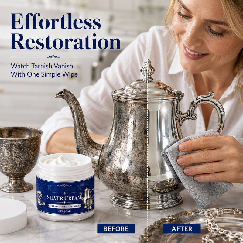 Silver Shine Restoring Cream – Tarnish & Oxidation Remover