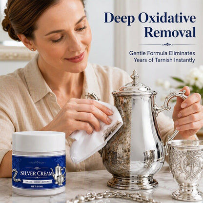 Silver Shine Restoring Cream – Tarnish & Oxidation Remover
