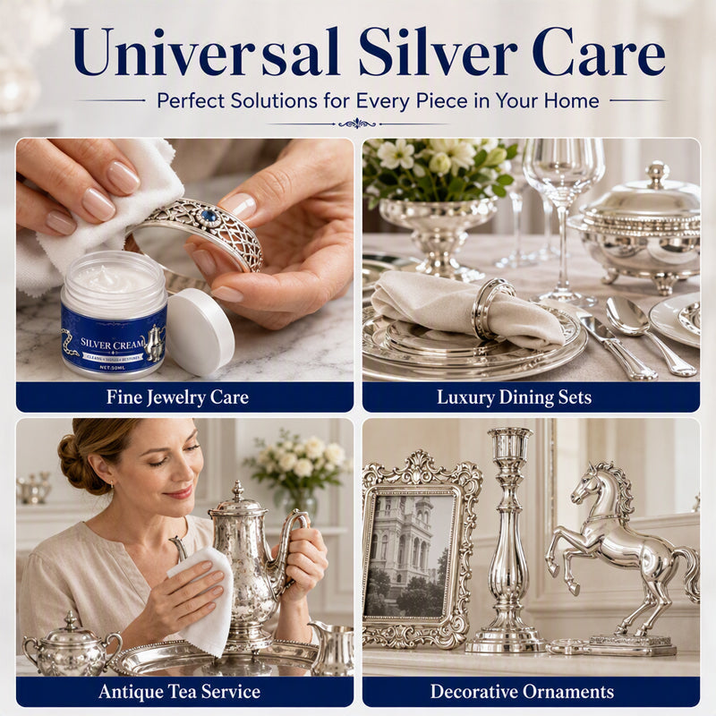 Silver Shine Restoring Cream – Tarnish & Oxidation Remover