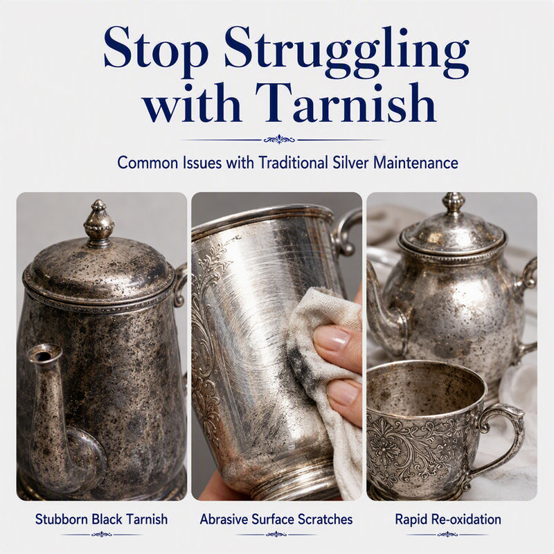 Silver Shine Restoring Cream – Tarnish & Oxidation Remover