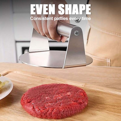 Shape Perfect Patties Instantly! Non-Stick No-Bend Burger Press