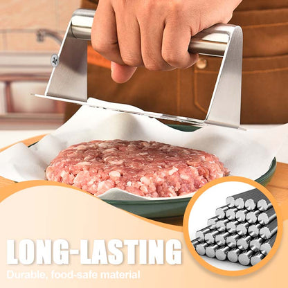 Shape Perfect Patties Instantly! Non-Stick No-Bend Burger Press