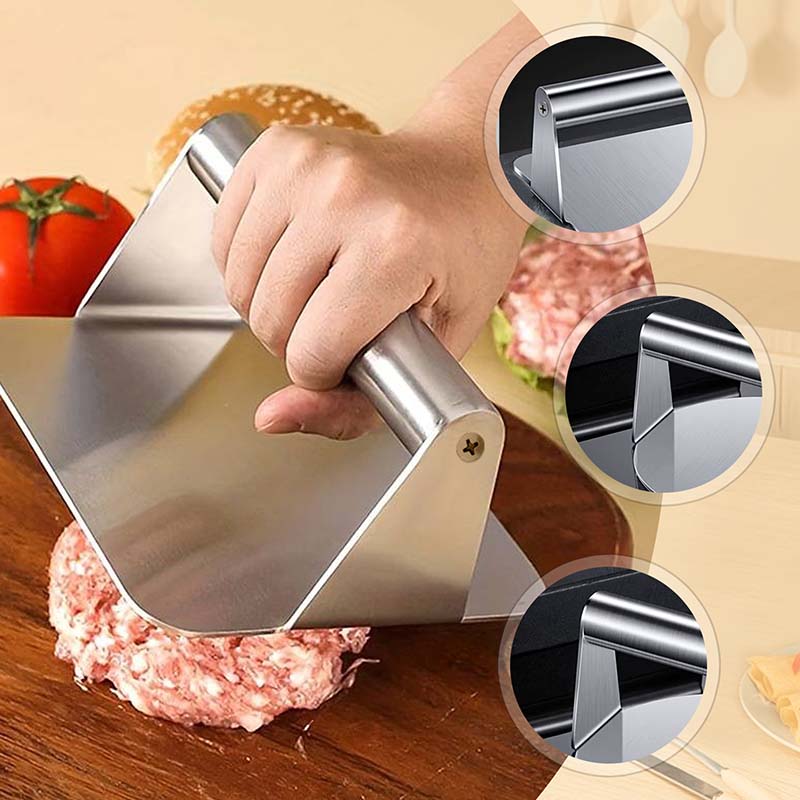 Shape Perfect Patties Instantly! Non-Stick No-Bend Burger Press