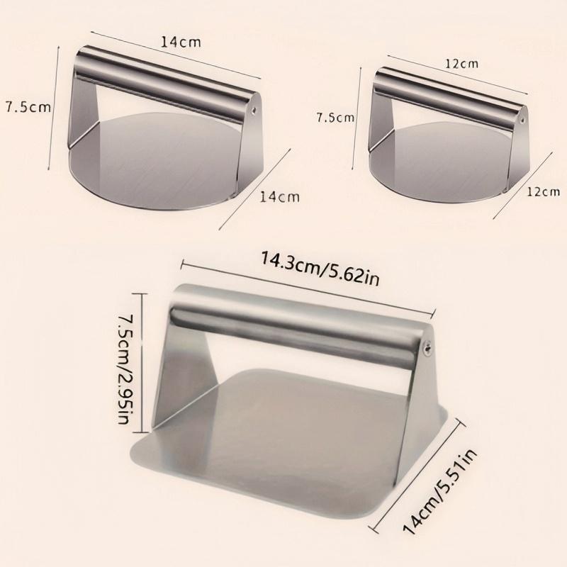 Shape Perfect Patties Instantly! Non-Stick No-Bend Burger Press
