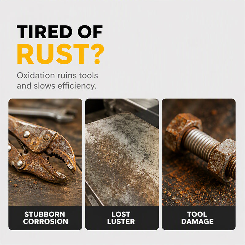 Iron Rust Removal & Polishing Spray With Free Sponge