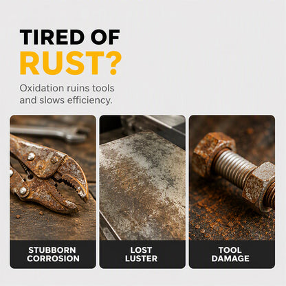 Iron Rust Removal & Polishing Spray With Free Sponge