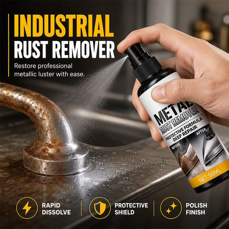 Iron Rust Removal & Polishing Spray With Free Sponge