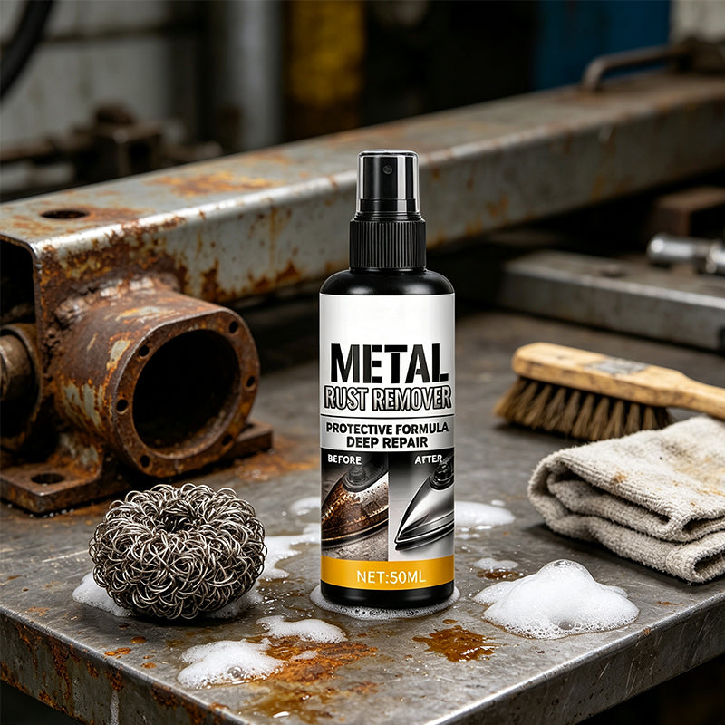 Iron Rust Removal & Polishing Spray With Free Sponge