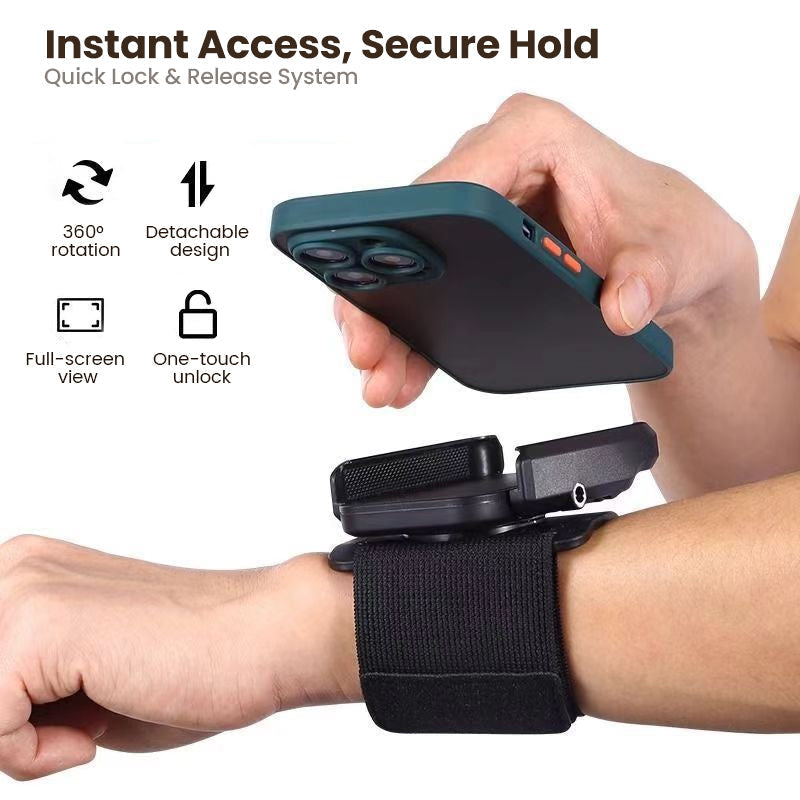 360° Rotatable Wristband & Armband Phone Holder💪📱