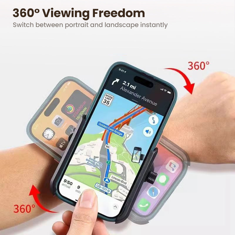 360° Rotatable Wristband & Armband Phone Holder💪📱