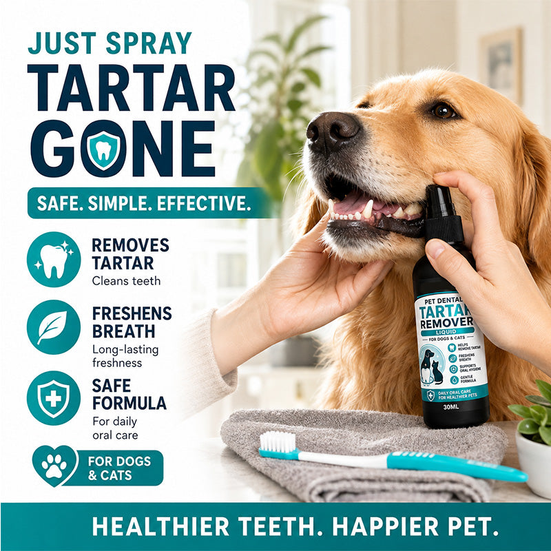 Pet Dental Cleaning Spray for Dogs & Cats