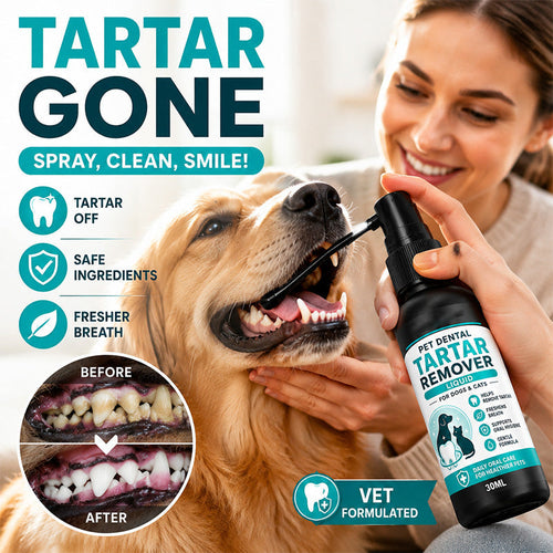 Pet Dental Cleaning Spray for Dogs & Cats