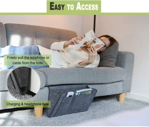 🛏️ Bedside Caddy Organizer | Keep Essentials Close