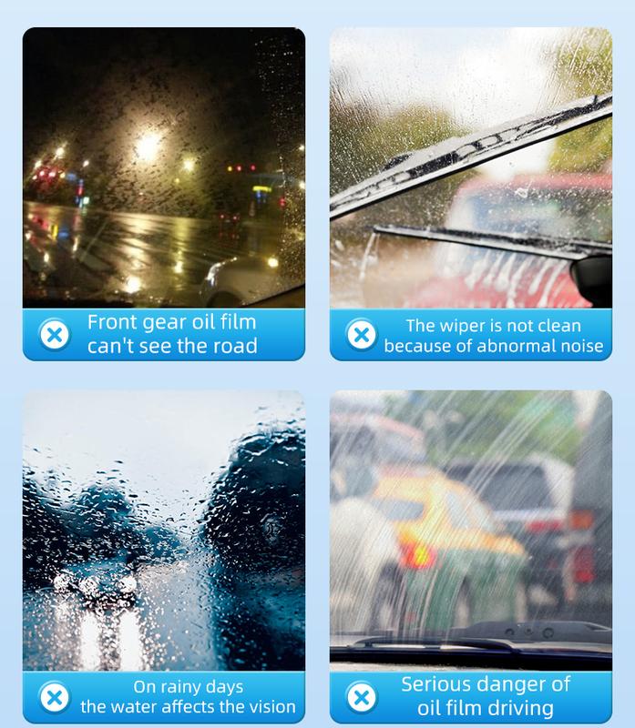 🥳2026 HOT SALE🥳Hydrophobic Car Glass Cleaner & Oil Film Remover