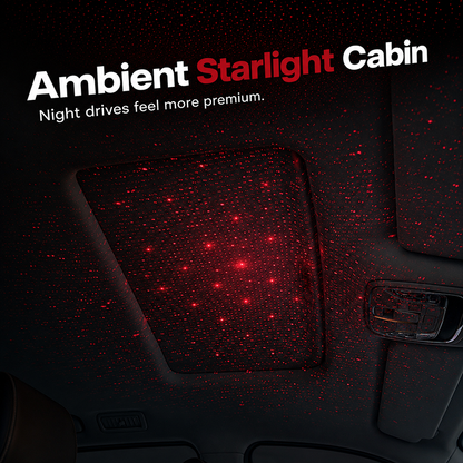 ⏳🔥LIMITED-TIME 50% OFF! ⏰Multifunctional Car Armrest Cushion with Starlight Projector