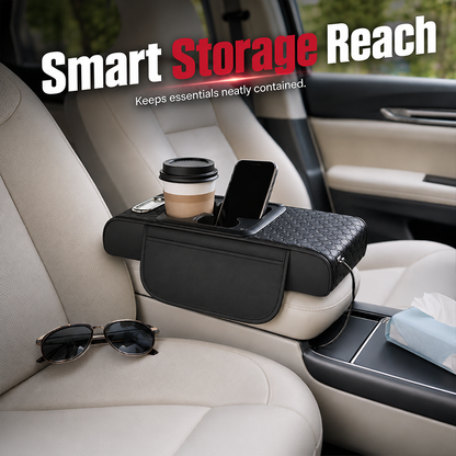 ⏳🔥LIMITED-TIME 50% OFF! ⏰Multifunctional Car Armrest Cushion with Starlight Projector