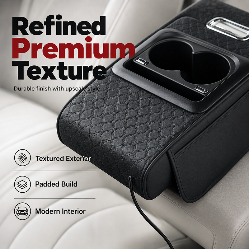 ⏳🔥LIMITED-TIME 50% OFF! ⏰Multifunctional Car Armrest Cushion with Starlight Projector