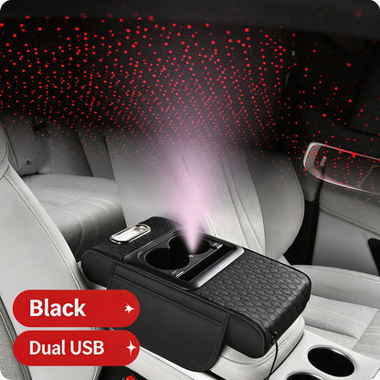 ⏳🔥LIMITED-TIME 50% OFF! ⏰Multifunctional Car Armrest Cushion with Starlight Projector