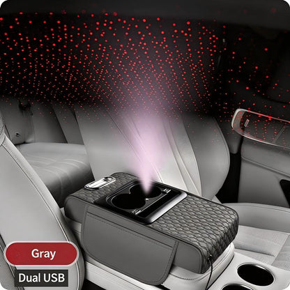 ⏳🔥LIMITED-TIME 50% OFF! ⏰Multifunctional Car Armrest Cushion with Starlight Projector