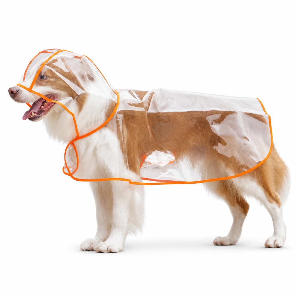 📢New Arrivals 50% OFF🐕 Transparent Waterproof Dog Raincoat – Keep Your Pup Dry & Visible on Rainy Walks 🌧️