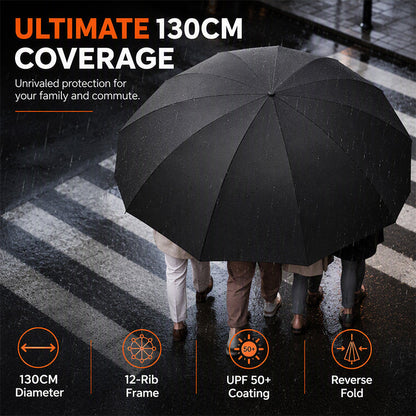 ☂️50% OFF NOW! Extra-Large Folding Umbrella – 130cm