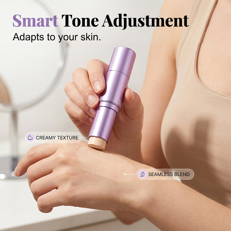 💄 LIMITED-TIME 50% OFF! ✨ 2-in-1 Color Changing Foundation Stick