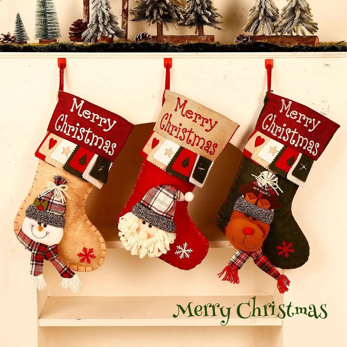 Personalized Christmas Stocking with 3D Character – 3 Designs – product image 4