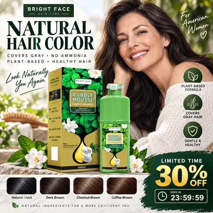 🏆 Last Day Special Price 29.99! 💇‍♀️Long‑Lasting Plant‑Based Foam Hair Dye｜Ammonia‑Free Easy DIY At‑Home Foam Hair Color
