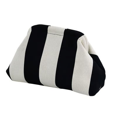 Women's Textured Knitted Handbag