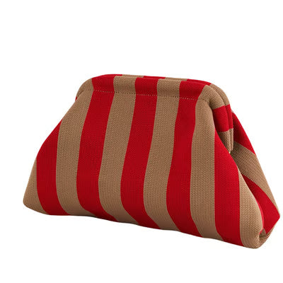 Women's Textured Knitted Handbag