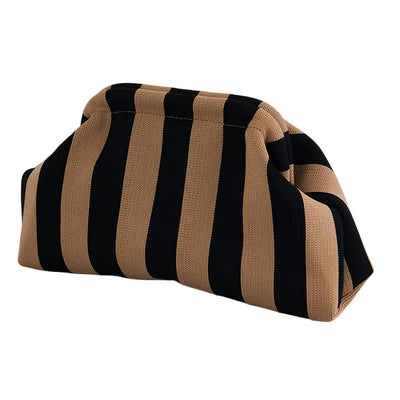 Women's Textured Knitted Handbag