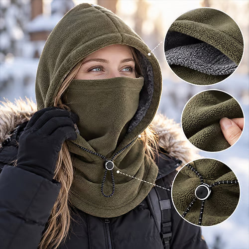 Checkout - Fleece Double Layer Integrated Hat