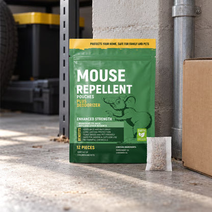 Mouse Repellent Pouches - Mouse Deterrents with Peppermint Oil