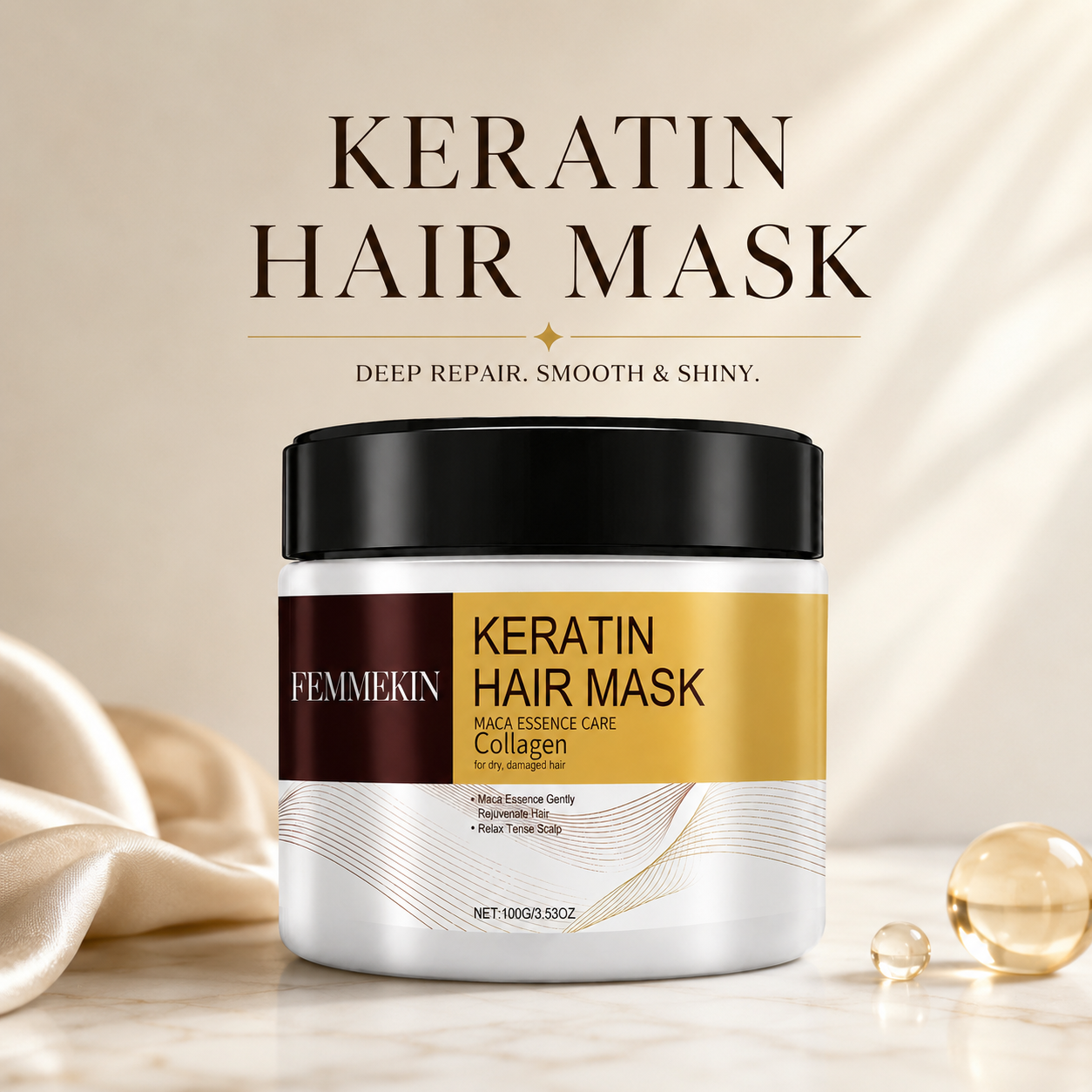 Femmekin Frizz Repair Hair Mask - For Dry & Damaged Hair