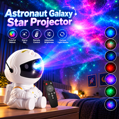 Astronaut Galaxy Star Projector