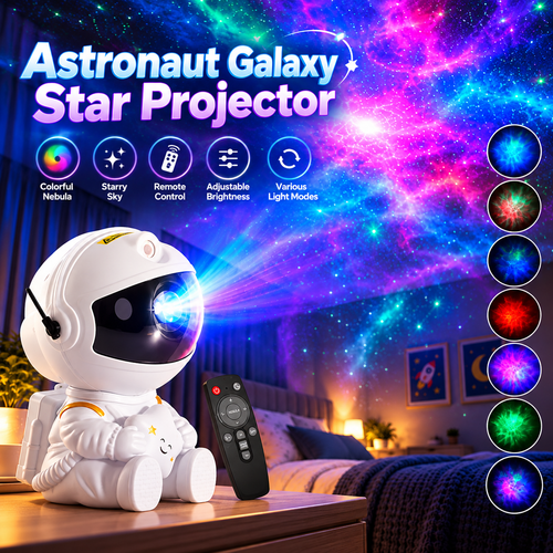 Astronaut Galaxy Star Projector